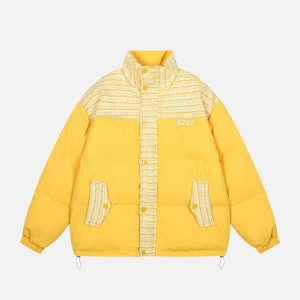 Concert Outfit Luxe Quilted Lapel Coat