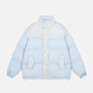 Concert Outfit Luxe Quilted Lapel Coat