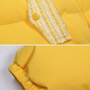 Concert Outfit Luxe Quilted Lapel Coat