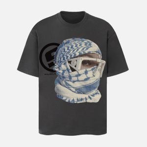 Concert Outfit Masked Portrait Graphic T-Shirt