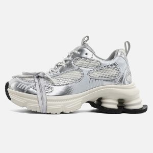 Concert Outfit Mesh Breathable Platform Sneakers