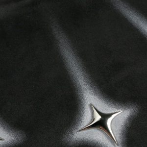 Concert Outfit Metal Button Multi Zipper Suede Fleece Sweatshirt