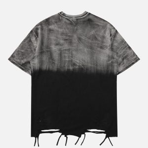 Concert Outfit Metal Tag Street Rap T-Shirt