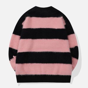 Concert Outfit Mohair Stripe Sweater