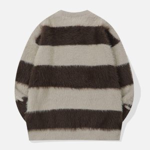 Concert Outfit Mohair Stripe Sweater