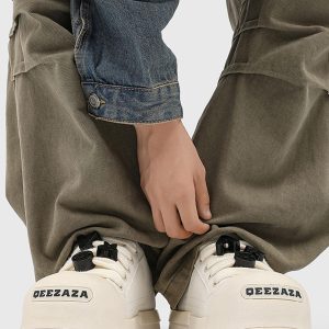 Concert Outfit Monochrome Chunky Tread Sneakers