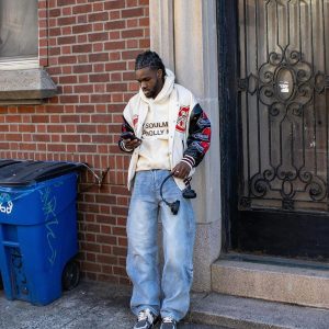 Concert Outfit Monochrome Shadowwave Heavy-Duty Street Sneakers