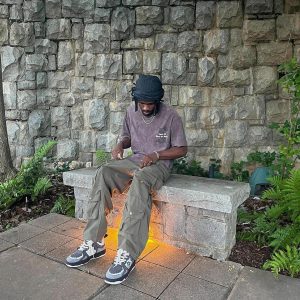 Concert Outfit Monochrome Shadowwave Heavy-Duty Street Sneakers