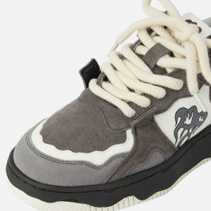 Concert Outfit Monochrome Shadowwave Heavy-Duty Street Sneakers