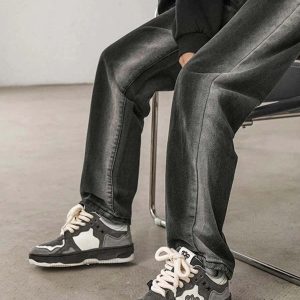 Concert Outfit Monochrome Shadowwave Heavy-Duty Street Sneakers