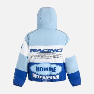 Concert Outfit Motorcycle Racing Puffer Jacket