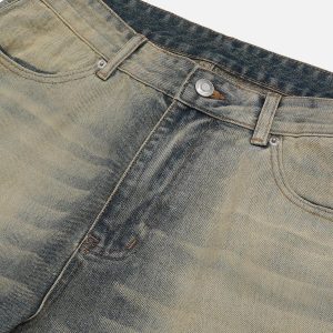 Concert Outfit Mud Dyeing Jeans