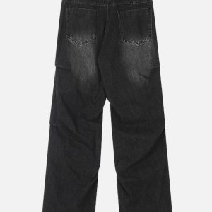 Concert Outfit Multiple Wrinkle Jeans