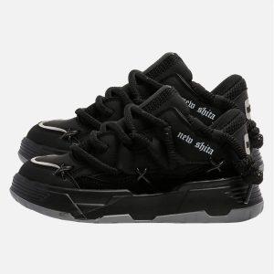 Concert Outfit Niche Trendy Thick-Soled Board Shoes