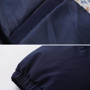 Concert Outfit Nordic Patterned Winter Coat