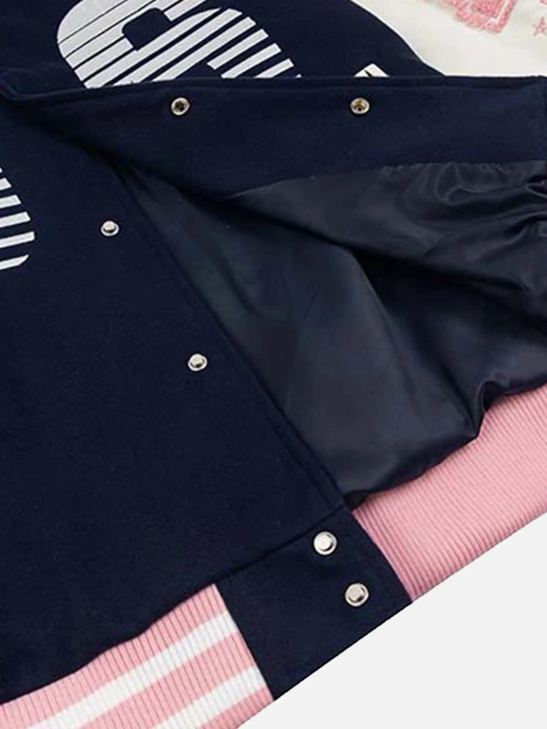 Concert Outfit Number 56 Embroidered PU Baseball Jacket Concert Outfit Number 56 Embroidered PU Baseball Jacket