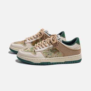 Concert Outfit Oil Painting Forest Print Skate Shoes