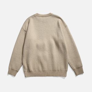 Concert Outfit Oil Painting Mountain Sweater