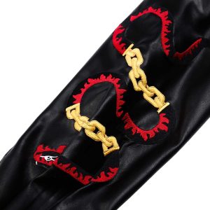 Concert Outfit Original Embroidered Leather Shirt