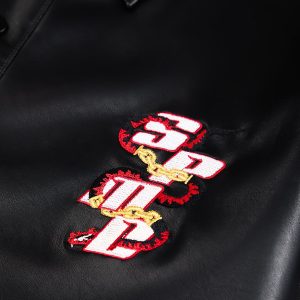 Concert Outfit Original Embroidered Leather Shirt