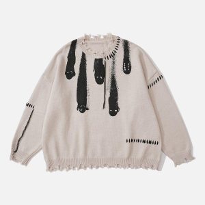 Concert Outfit Out Of Body' Knit Sweater