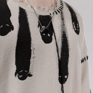 Concert Outfit Out Of Body' Knit Sweater