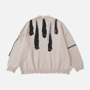 Concert Outfit Out Of Body' Knit Sweater