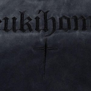 Concert Outfit Oversized Cross and Studed T-Shirt