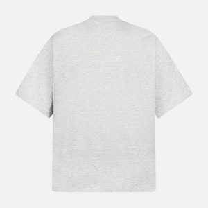 Concert Outfit Oversized Embroidered Floral Letter T-Shirt