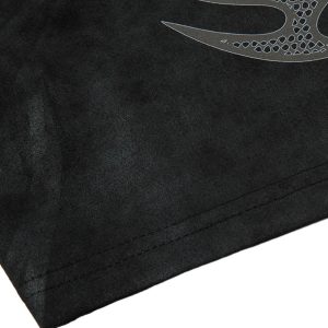 Concert Outfit Oversized Graphic Suede Print T-Shirt