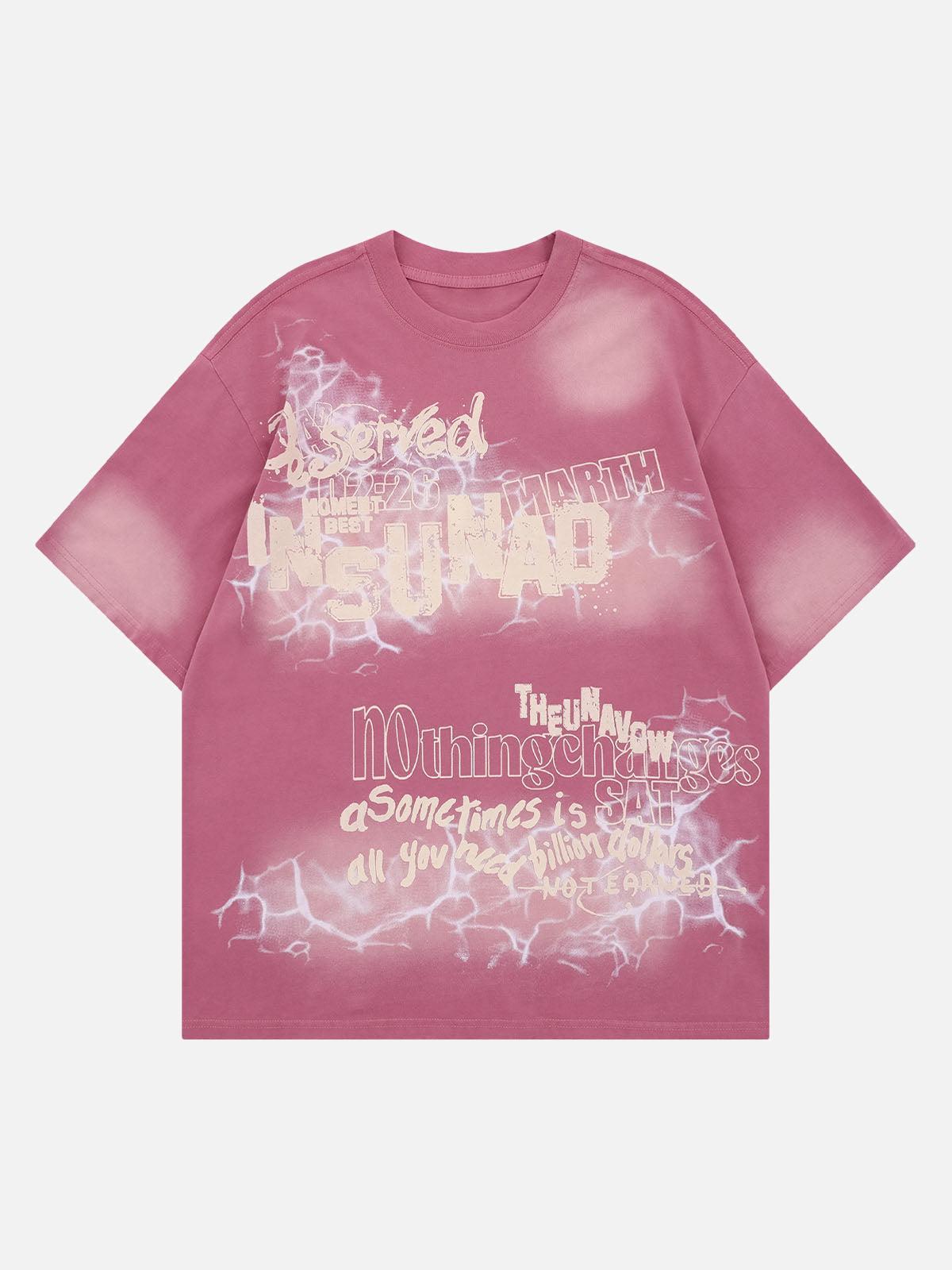 Concert Outfit Oversized Letter Graphic T-Shirt Concert Outfit Oversized Letter Graphic T-Shirt