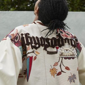 Concert Outfit Owl Patch Embroidered Baseball Jersey