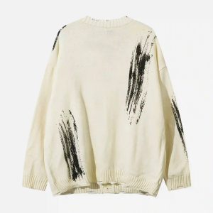 Concert Outfit Palm Graffiti Cardigan