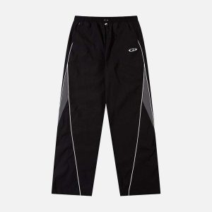 Concert Outfit Panelled Contrast Sweatpants