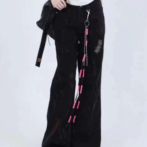 Concert Outfit Pant Leg Openings Jeans