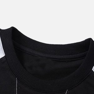 Concert Outfit Patchwork Color Blocking Tee