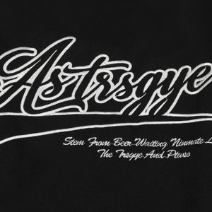 Concert Outfit Patchwork Contrast Embroidered Baseball Jacket