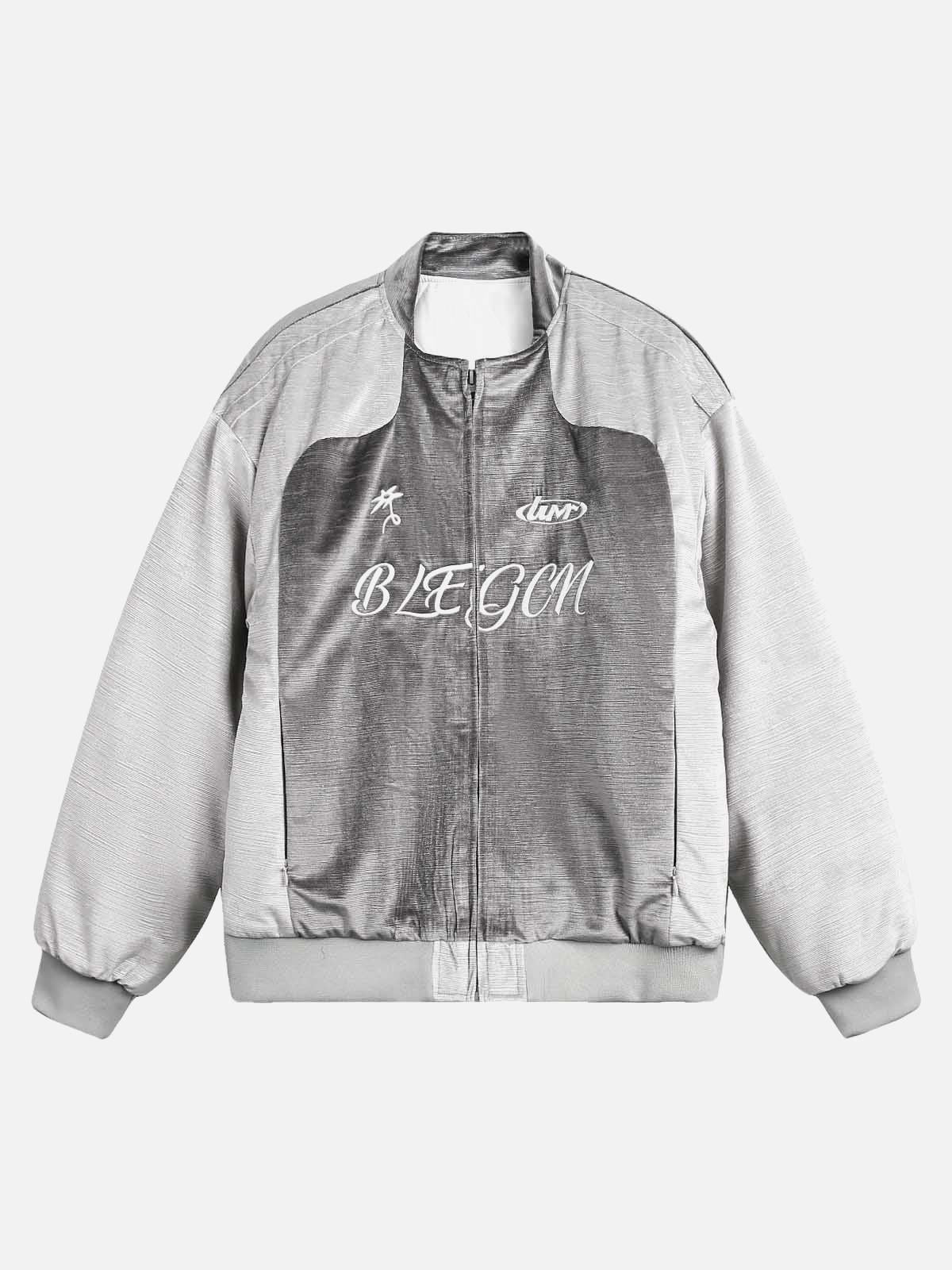 Concert Outfit Patchwork Embroidered Bomber Jacket Concert Outfit Patchwork Embroidered Bomber Jacket