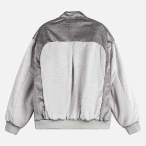 Concert Outfit Patchwork Embroidered Bomber Jacket