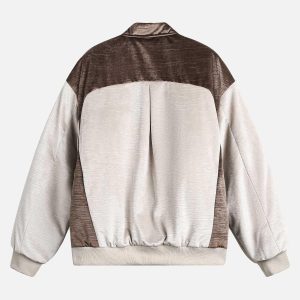 Concert Outfit Patchwork Embroidered Bomber Jacket