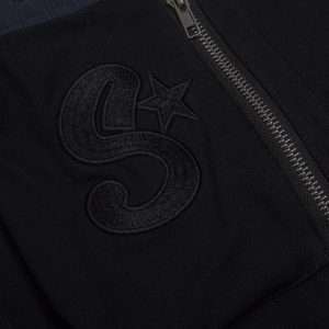 Concert Outfit Patchwork Embroidered Fur Hooded Jacket