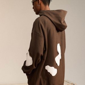 Concert Outfit Patchwork Hoodie