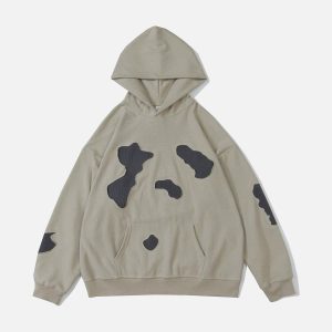 Concert Outfit Patchwork Hoodie