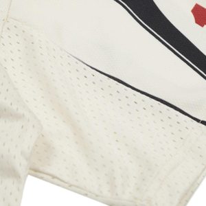 Concert Outfit Patchwork Mesh letter Print Jersey T-Shirt