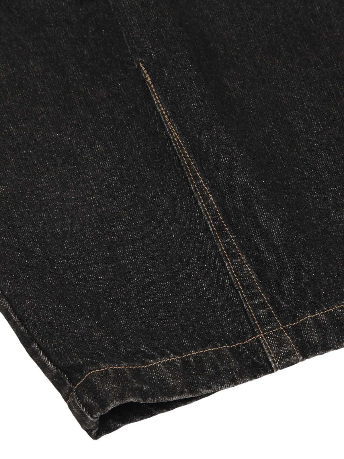 Concert Outfit Patchwork Plaid Pleated Baggy Barrel Jeans Concert Outfit Patchwork Plaid Pleated Baggy Barrel Jeans