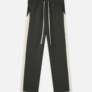 Concert Outfit Patchwork Split Pants
