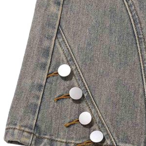 Concert Outfit Patchwork Stressed Jeans