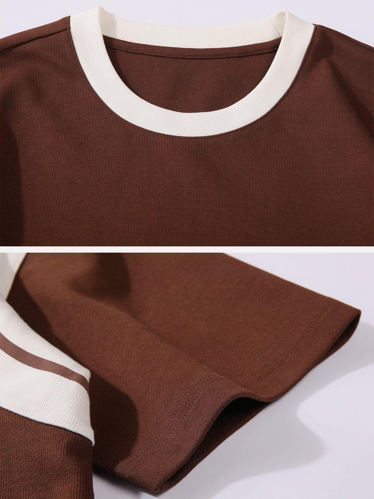 Concert Outfit Patchwork Stripe Tee Concert Outfit Patchwork Stripe Tee