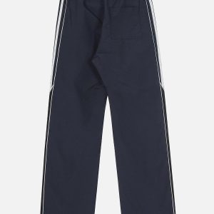 Concert Outfit Patchwork Tapered Leg Sweatpants