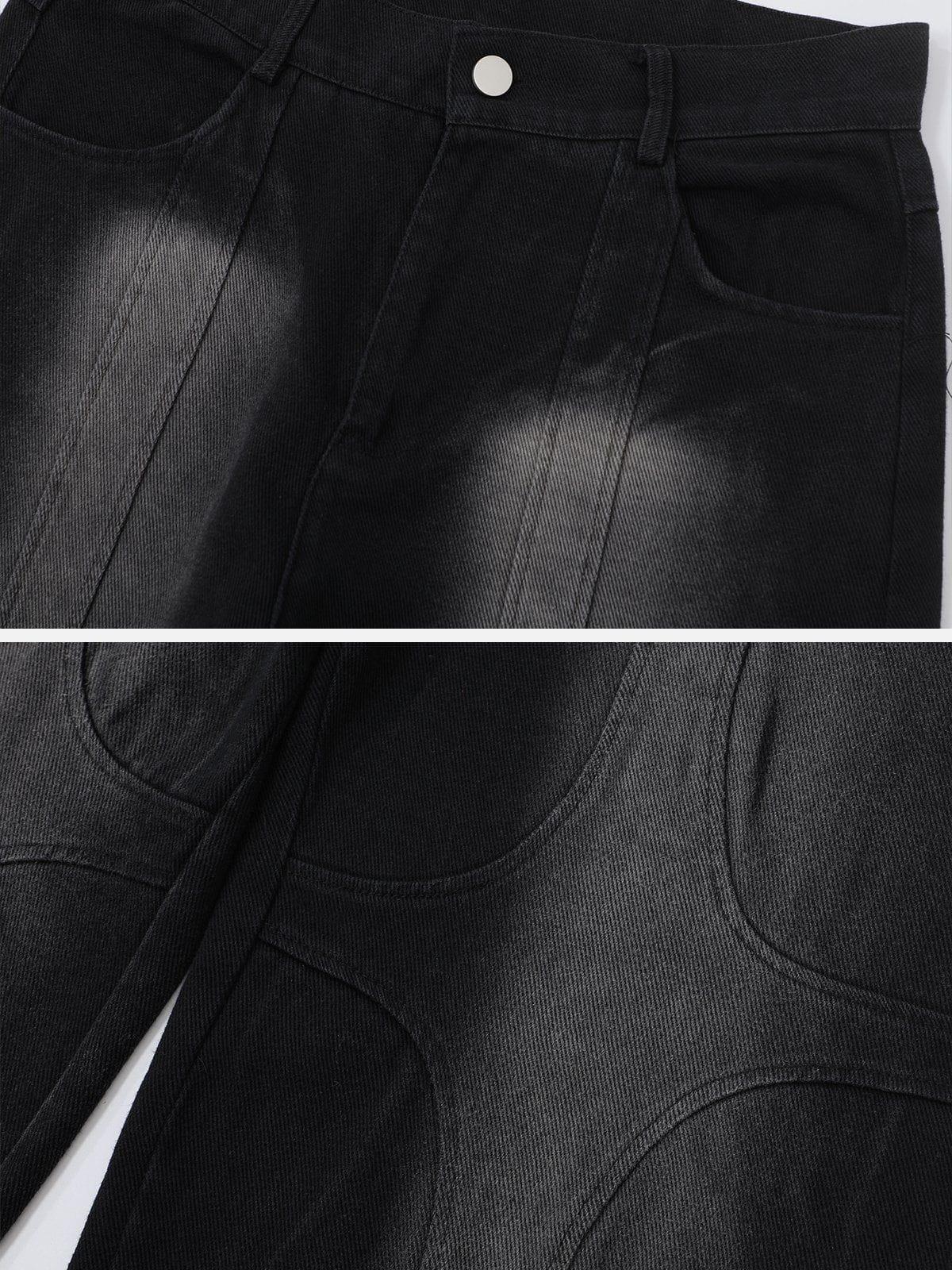 Concert Outfit Patchwork Washed Design Jeans Concert Outfit Patchwork Washed Design Jeans